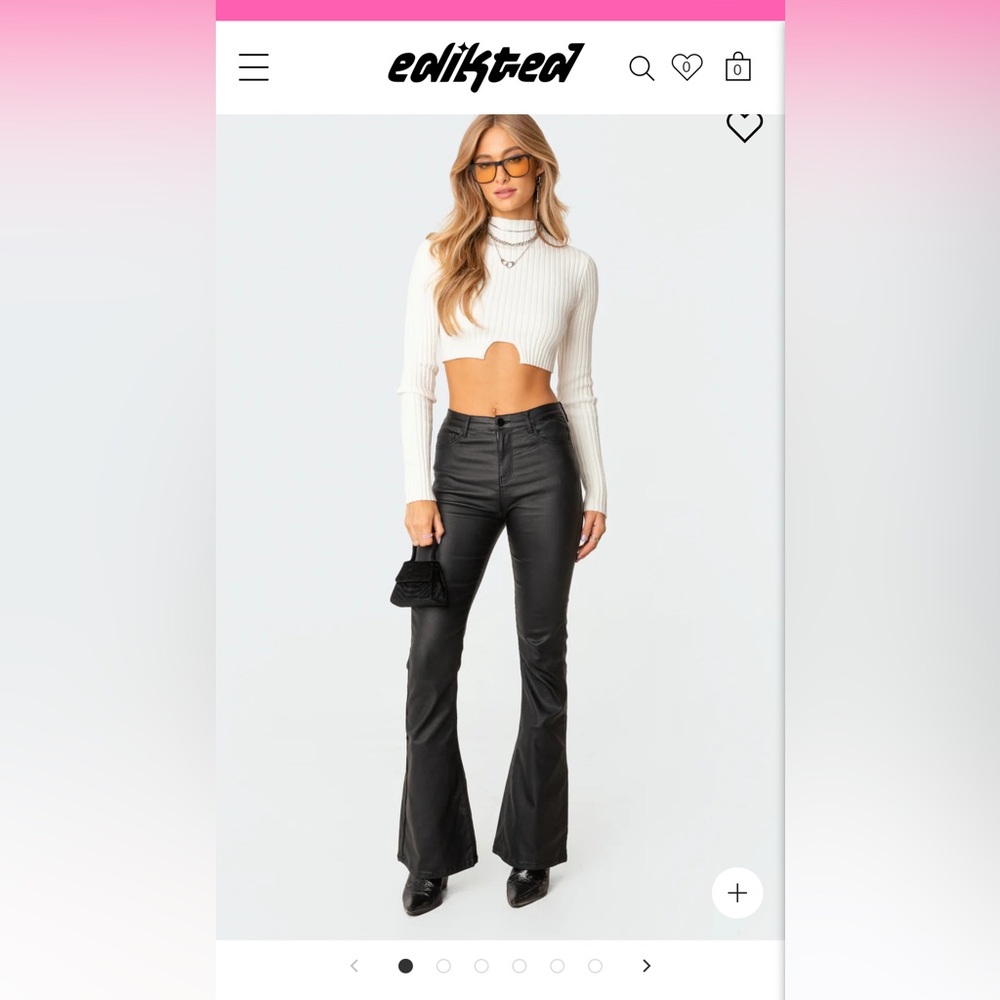 Leather pants (Edikted)